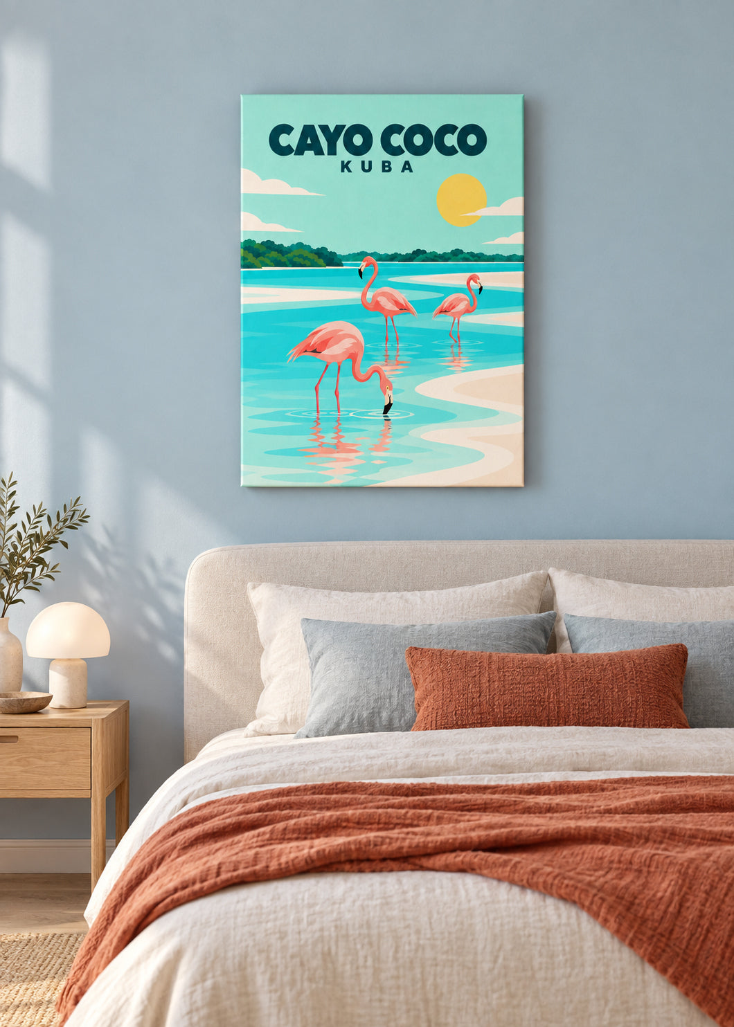 Cayo Coco – rahmenlose Slim-Leinwand