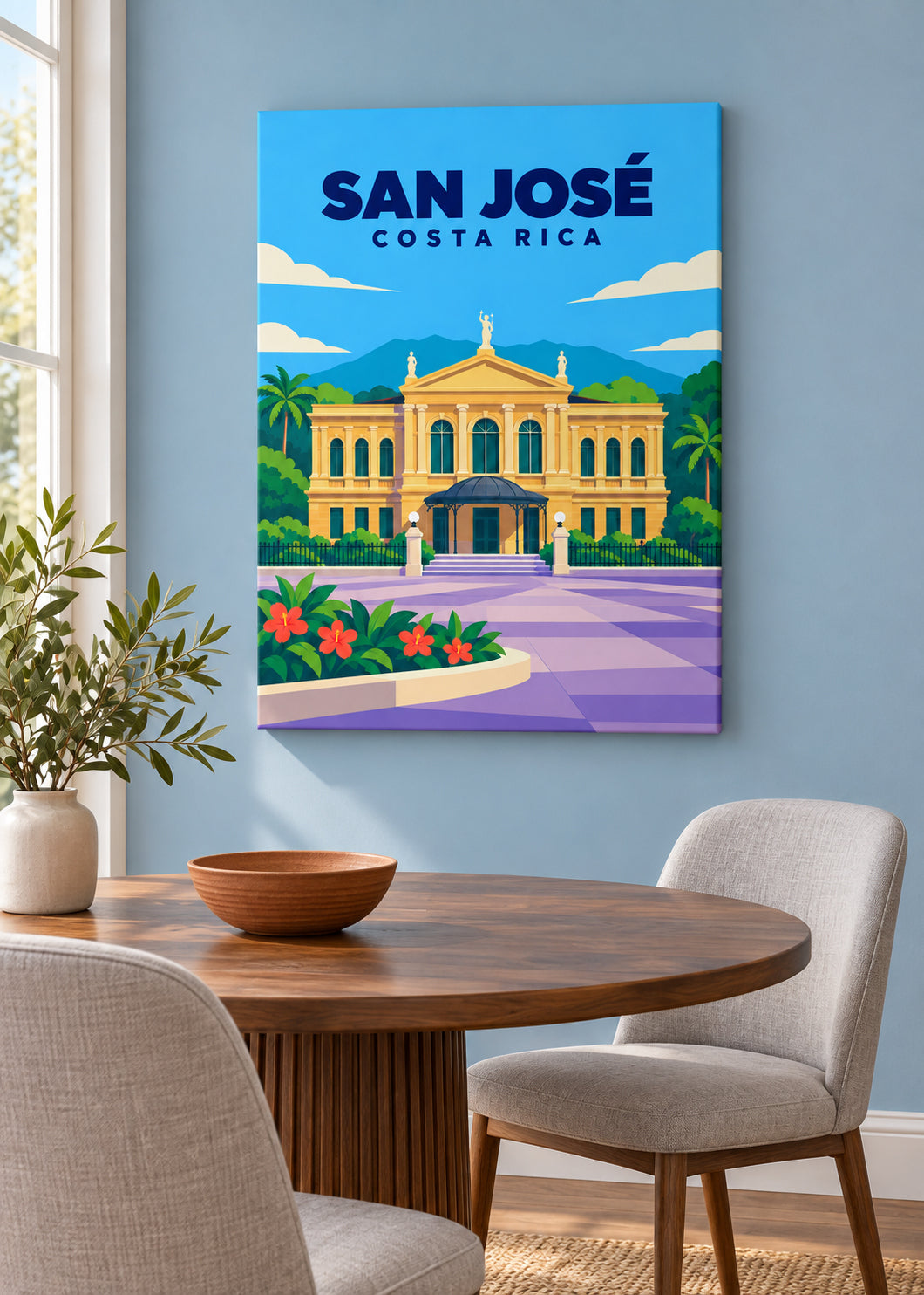San José – matte rahmenlose Slim-Leinwand