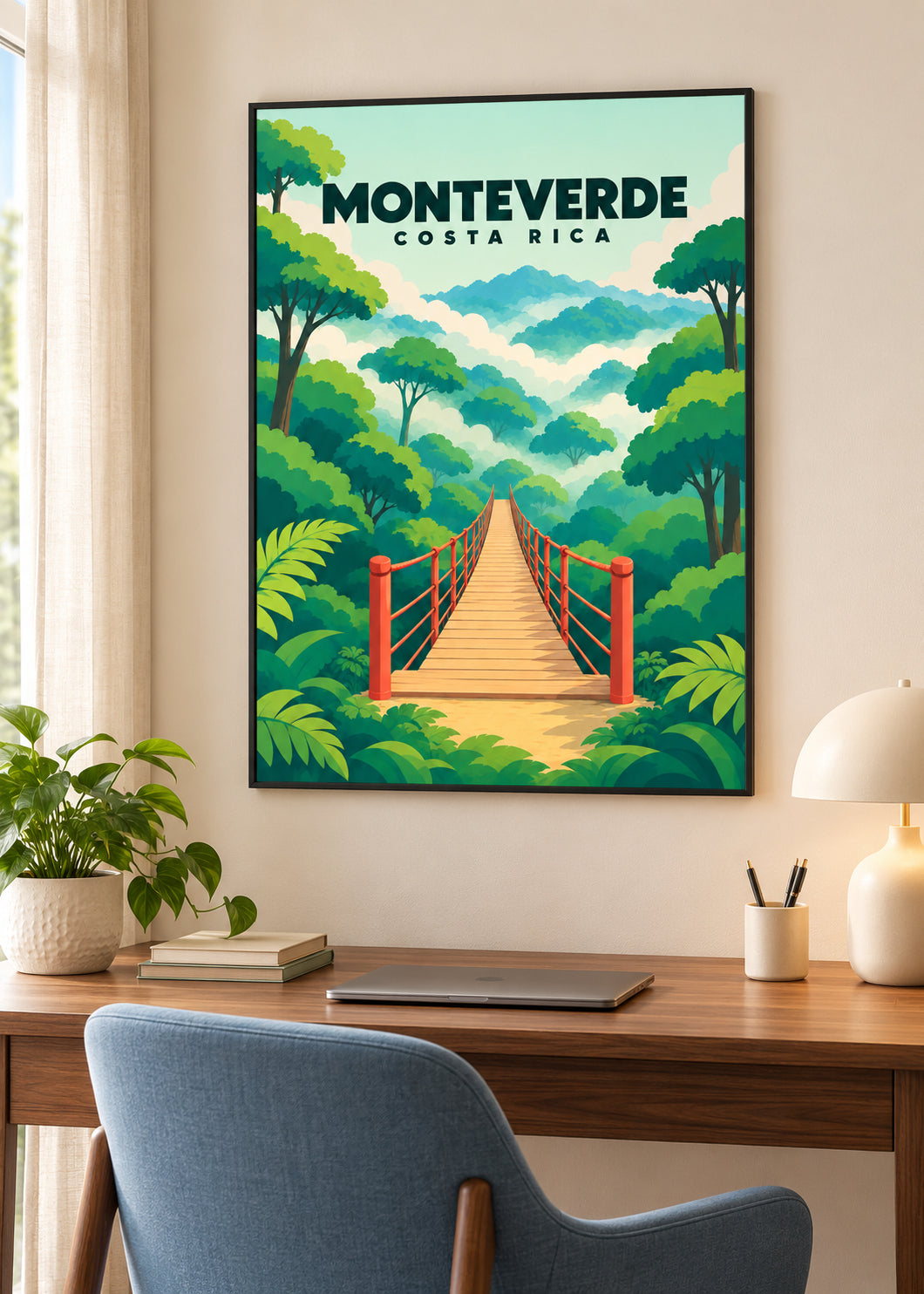 Monteverde – dünner schwarzer Rahmen mit Acrylglas