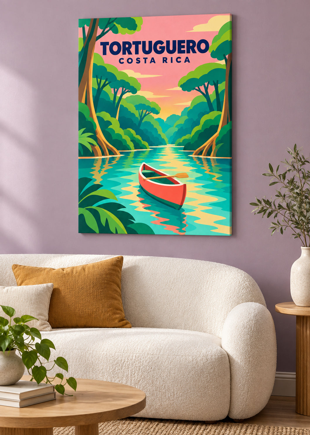 Tortuguero – rahmenlose Slim-Leinwand