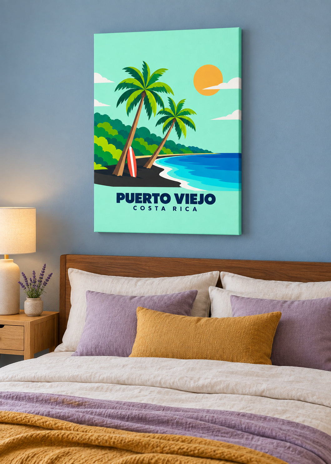 Puerto Viejo – rahmenlose Slim-Leinwand