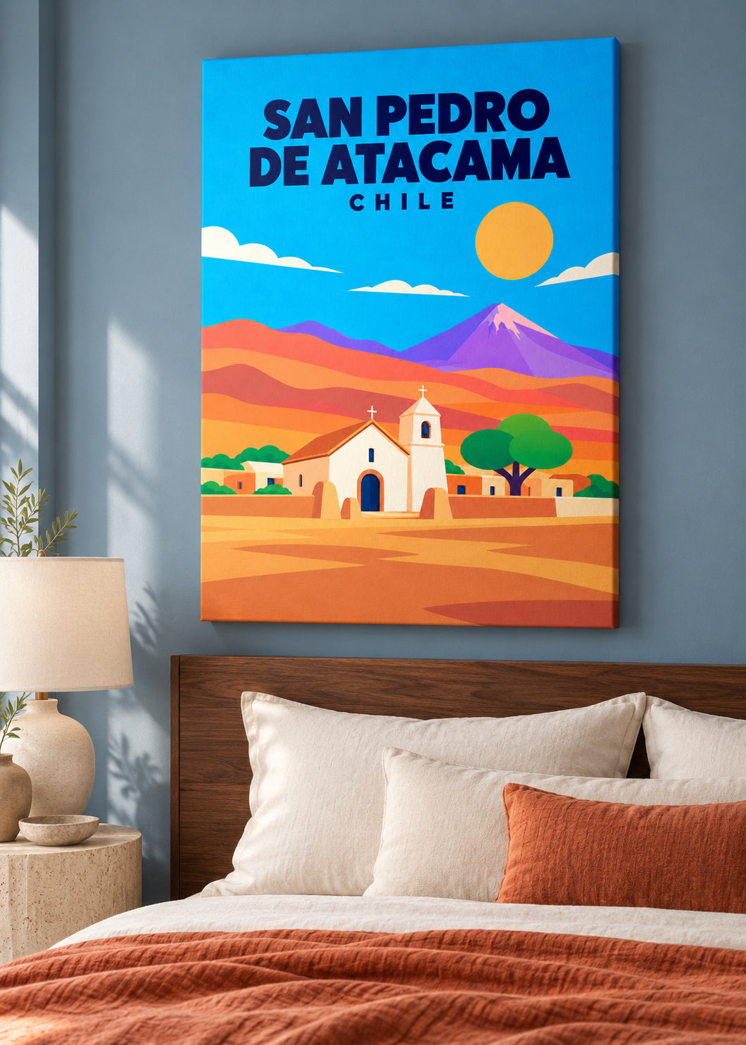 San Pedro de Atacama – rahmenlose Slim-Leinwand