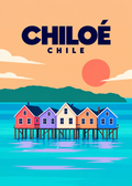 Chiloé – geometrisches Hauptmotiv, Chile