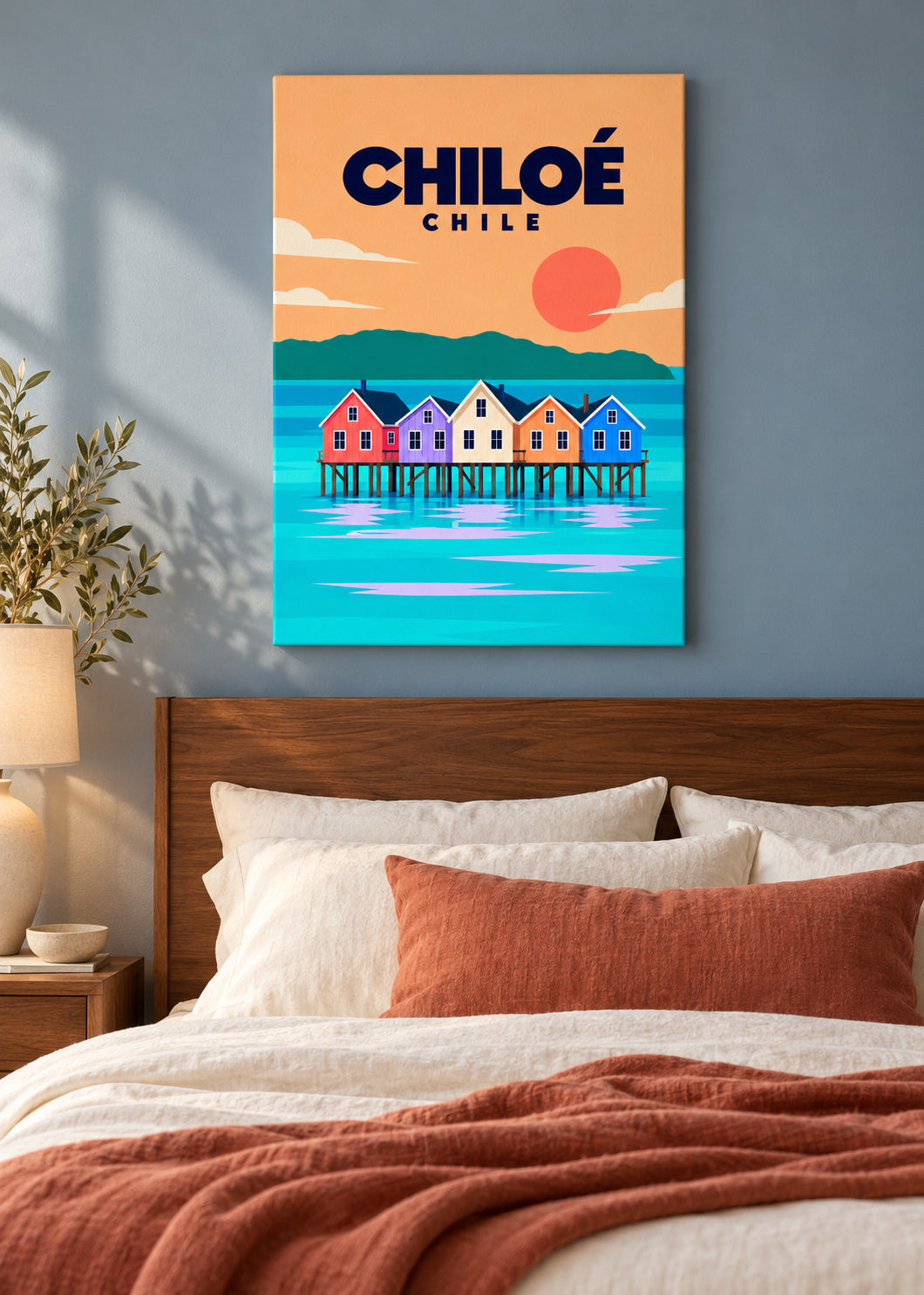 Chiloé – Slim-Leinwand ohne Rahmen