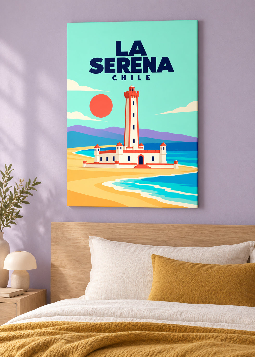 La Serena – Slim-Leinwand ohne Rahmen