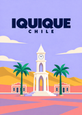 Iquique – geometrisches Hauptmotiv, Chile