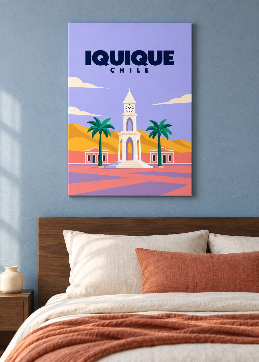 Iquique – Slim-Leinwand ohne Rahmen