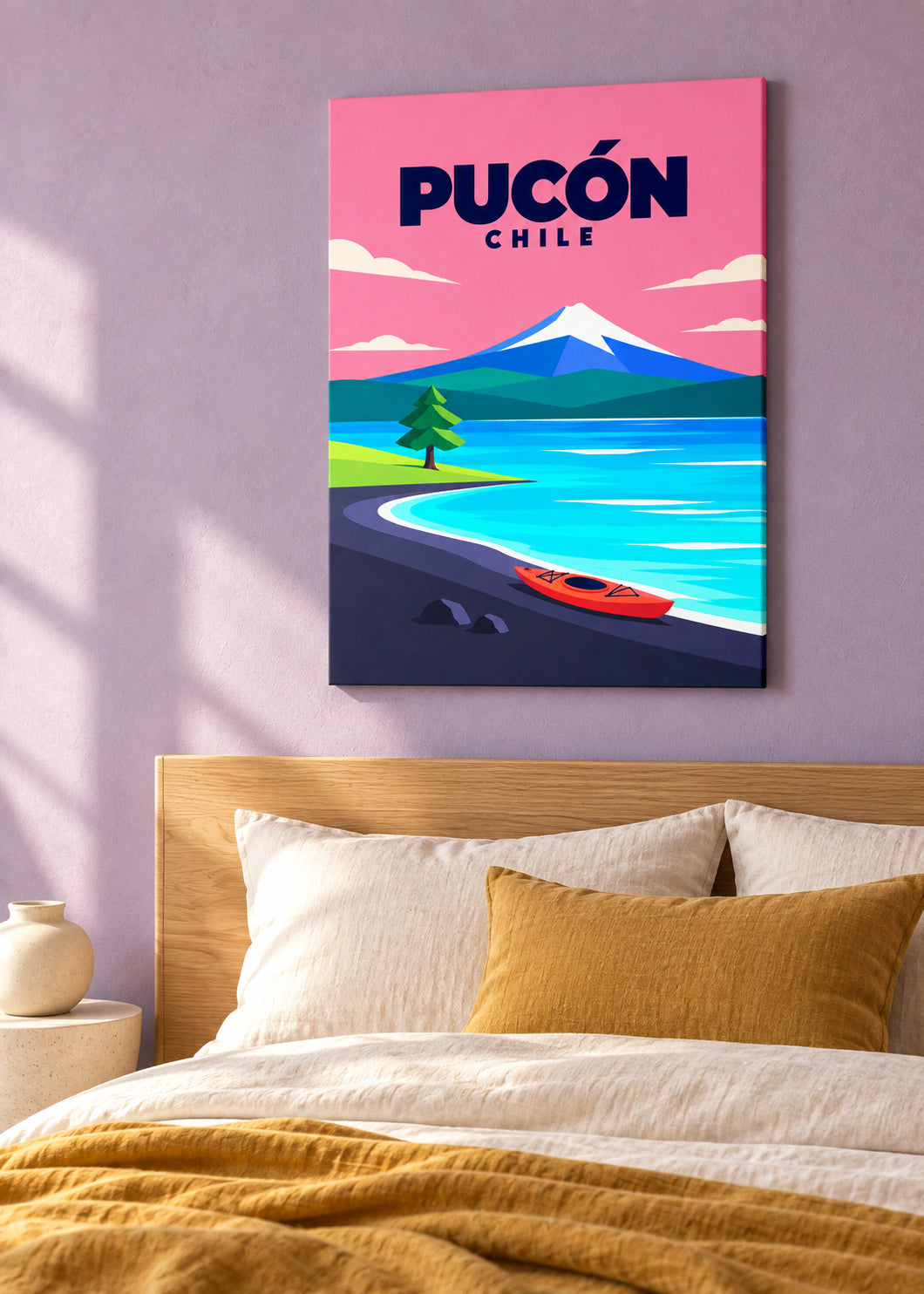 Pucón – Slim-Leinwand ohne Rahmen