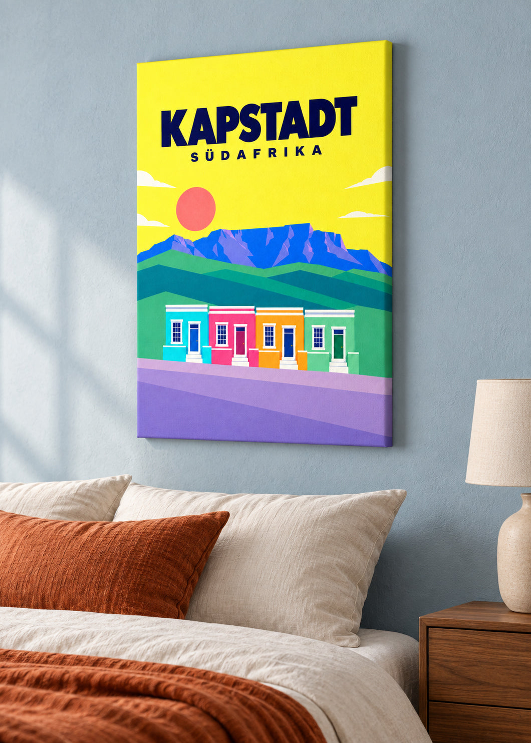 Kapstadt – Slim-Leinwand ohne Rahmen