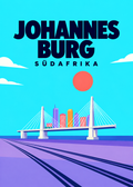 Johannesburg – geometrisches Hauptmotiv, Südafrika