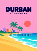 Durban – geometrische Golden Mile in Südafrika
