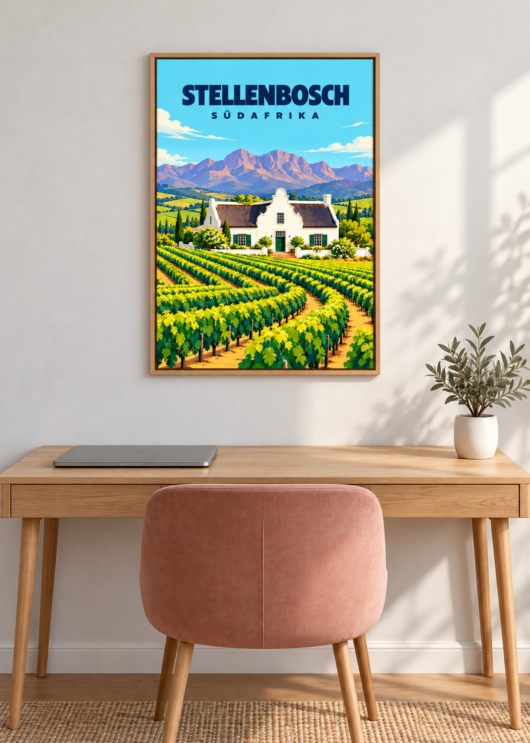 Stellenbosch – Eichen-Schattenfugenrahmen ohne Glas