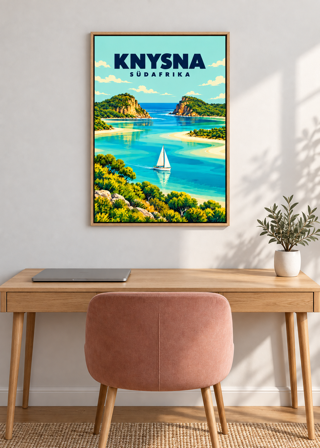 Knysna – Eichen-Schattenfugenrahmen ohne Glas