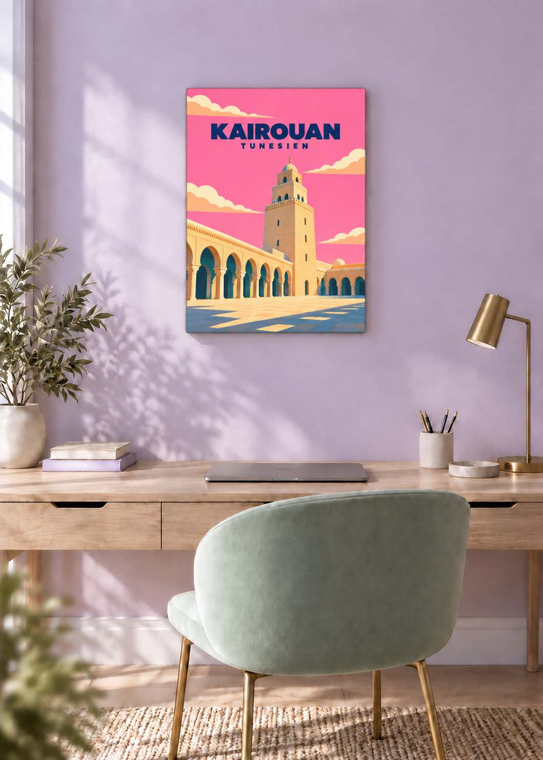 Kairouan – rahmenlose Slim-Leinwand