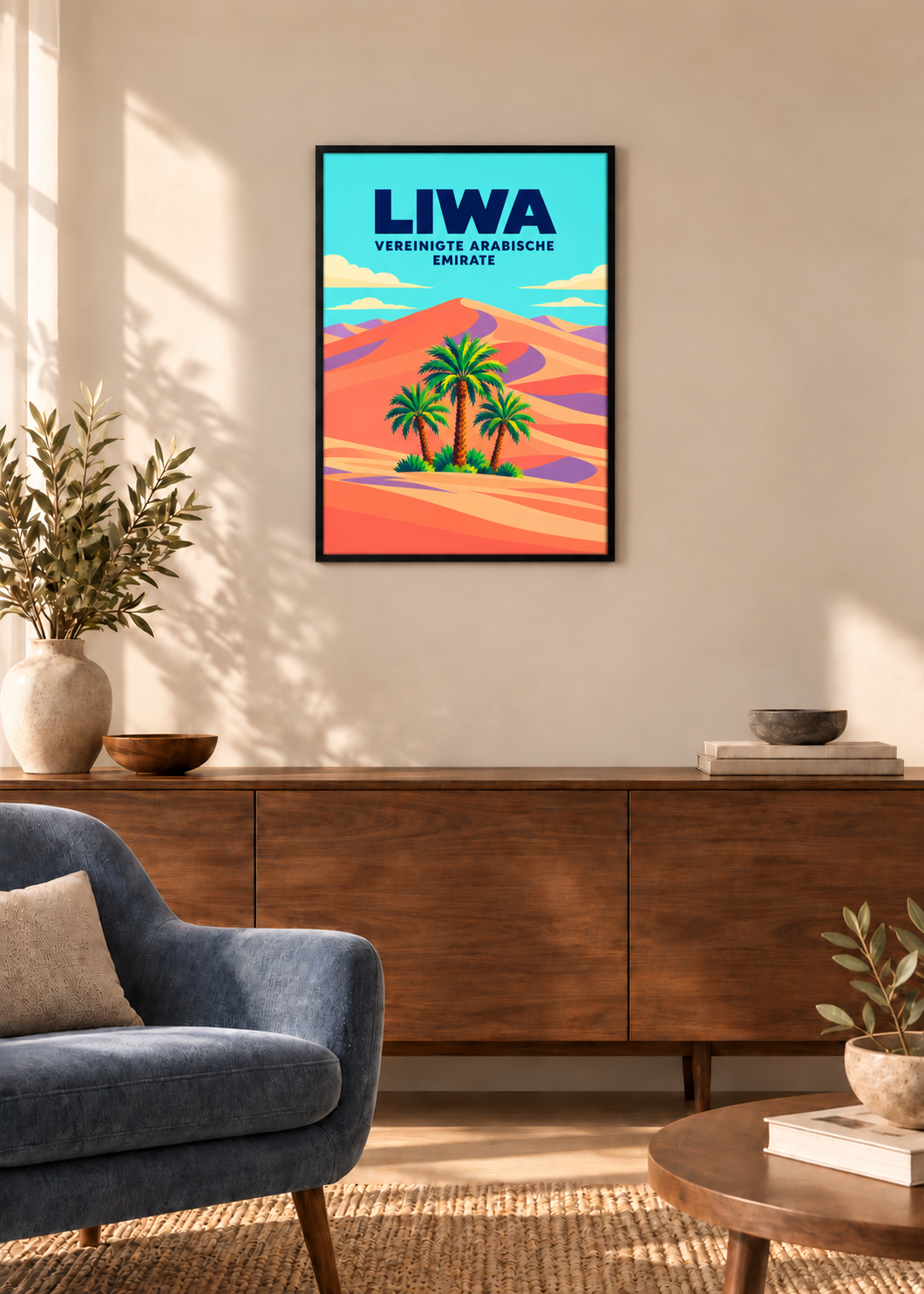 Liwa – dünner schwarzer Rahmen mit Acrylglas