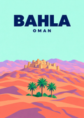 Bahla – geometrische Illustration, Oman