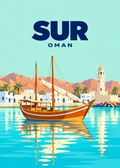 Sur – geometrische Illustration, Oman