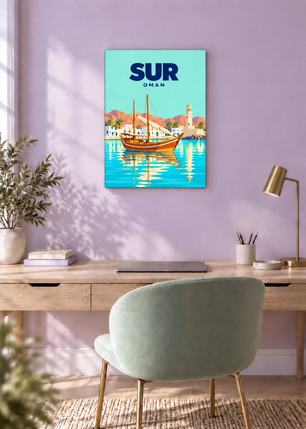 Sur – rahmenlose Slim-Leinwand