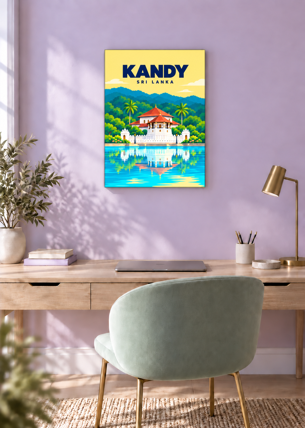 Kandy – rahmenlose Slim-Leinwand