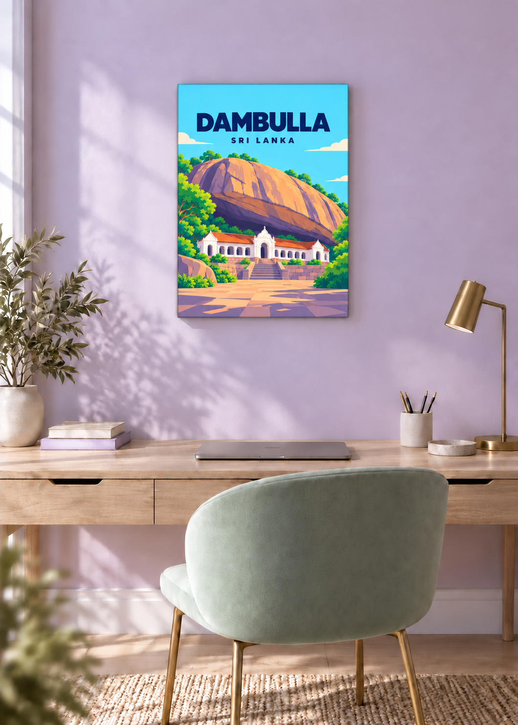 Dambulla – rahmenlose Slim-Leinwand