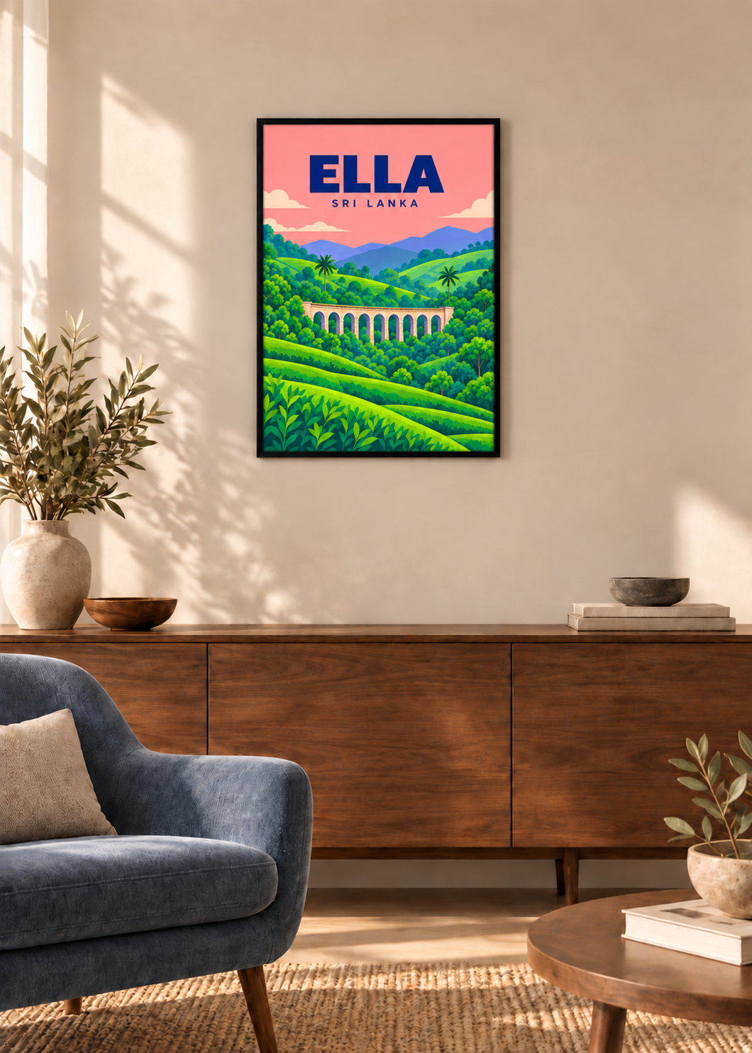 Ella – dünner schwarzer Rahmen mit Acrylglas