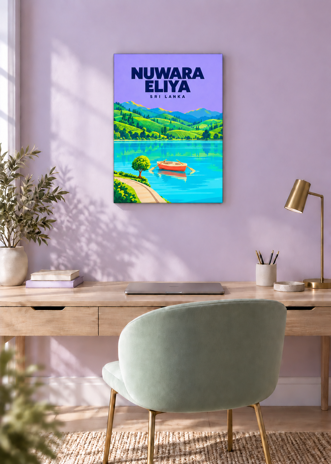 Nuwara Eliya – rahmenlose Slim-Leinwand