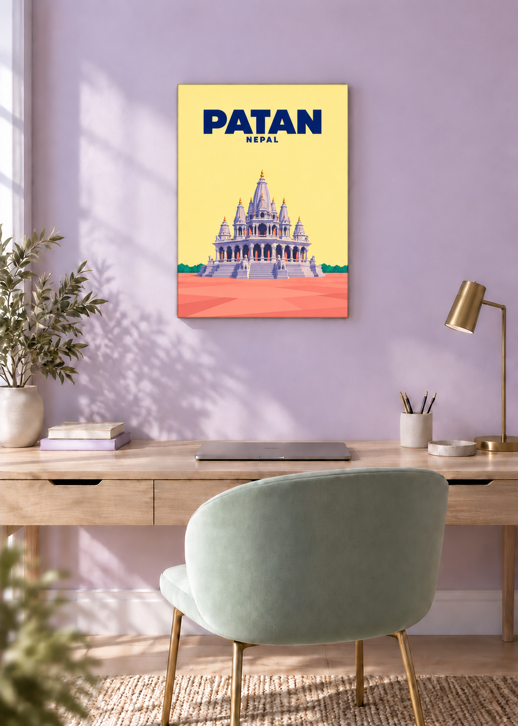 Patan – rahmenlose Slim-Leinwand