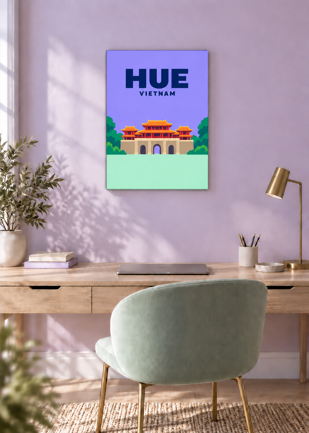 Hue – rahmenlose Slim-Leinwand