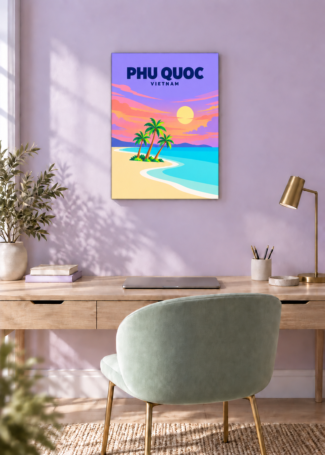 Phu Quoc – rahmenlose Slim-Leinwand
