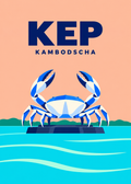 Kep – geometrische Illustration, Kambodscha
