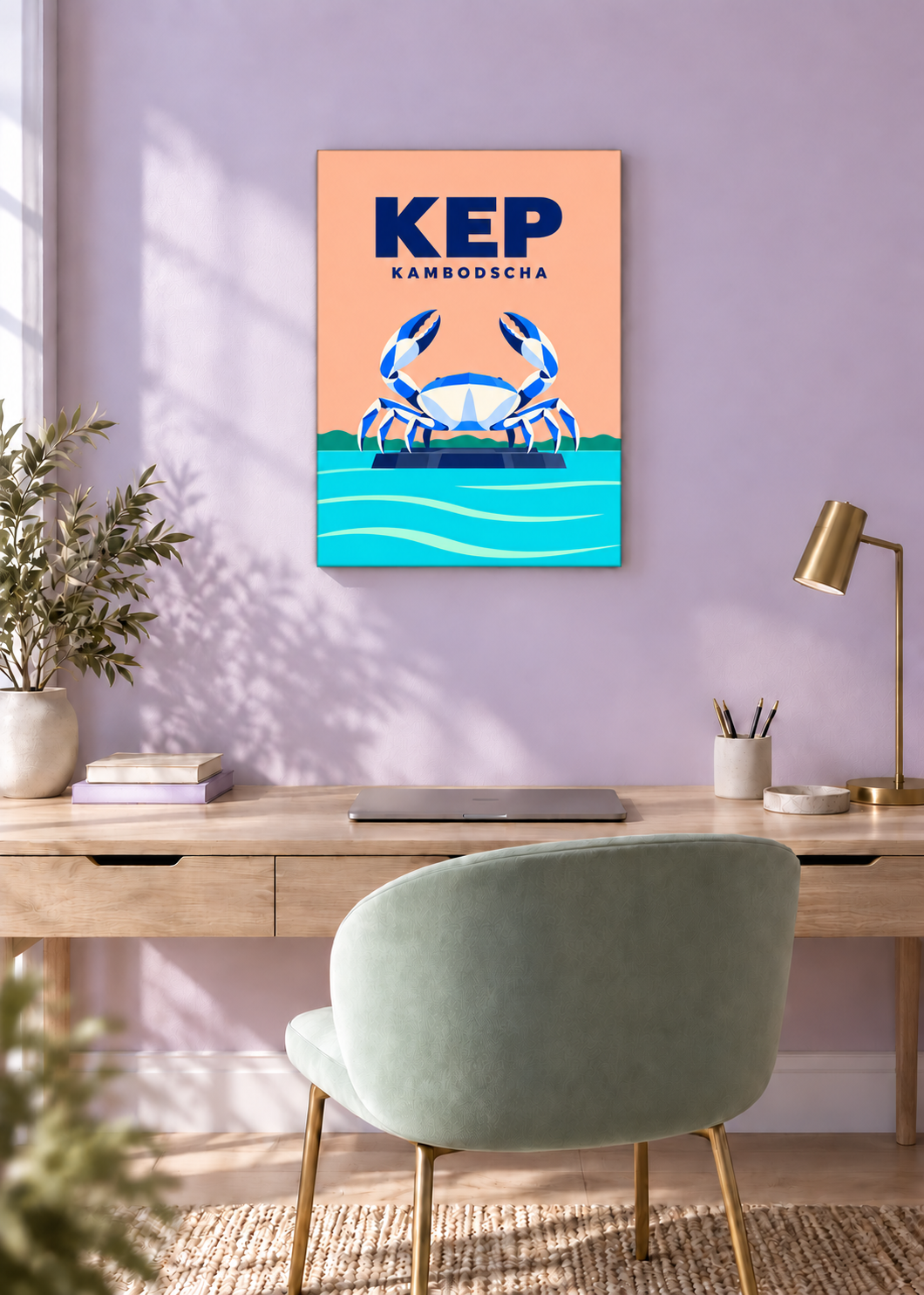 Kep – rahmenlose Slim-Leinwand