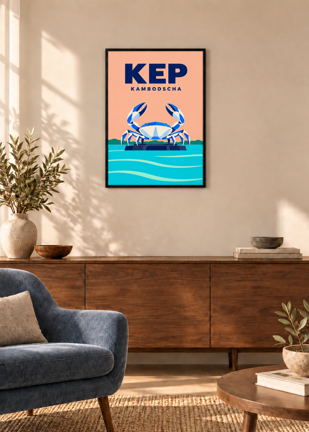 Kep – dünner schwarzer Rahmen mit Acrylglas
