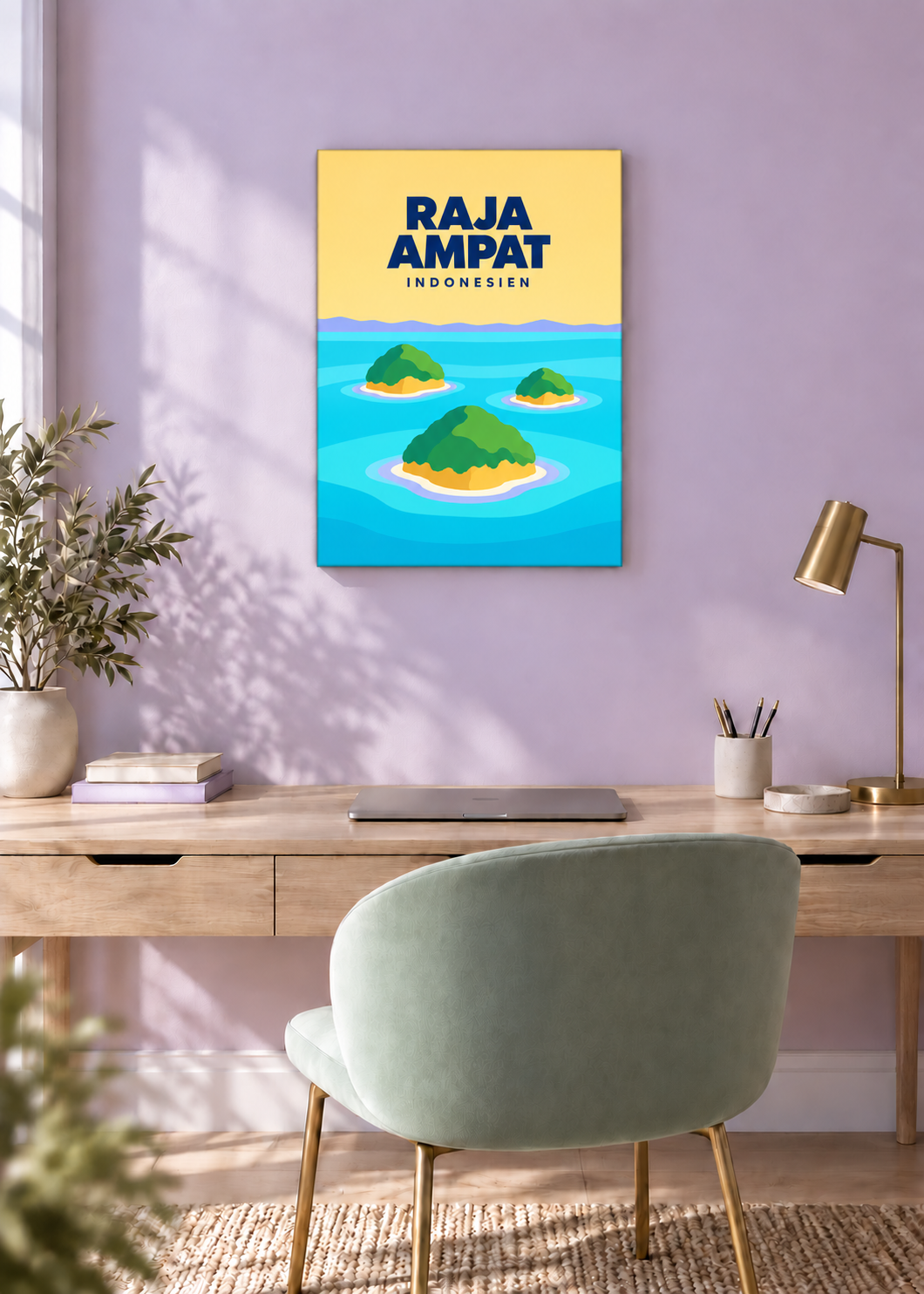 Raja Ampat – rahmenlose Slim-Leinwand