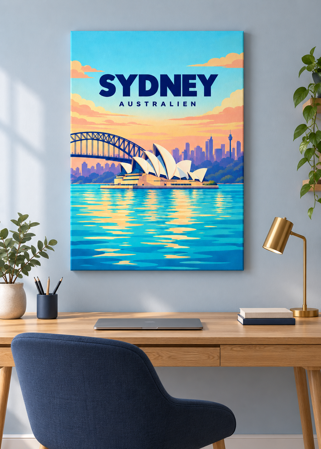 Sydney Australien – rahmenlose Slim-Leinwand