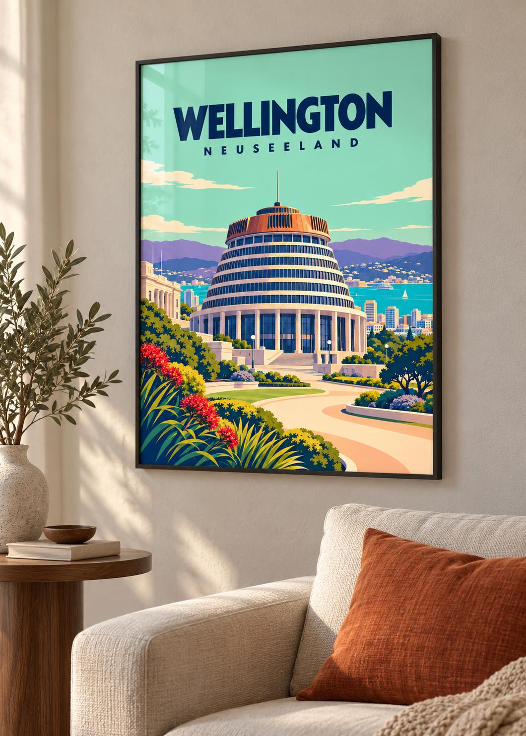 Wellington – dünner schwarzer Rahmen mit Acrylglas