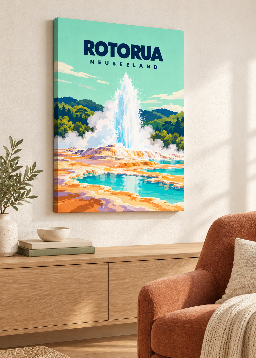 Rotorua – rahmenlose Slim-Leinwand