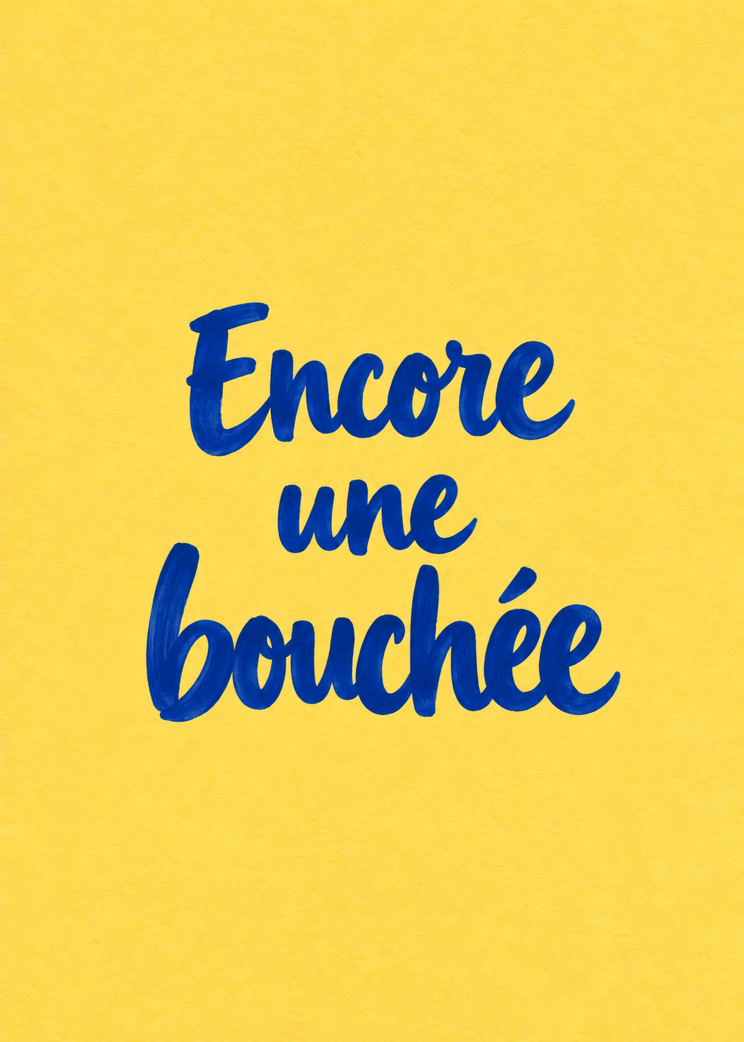 Encore une Bouchée – Originalmotiv