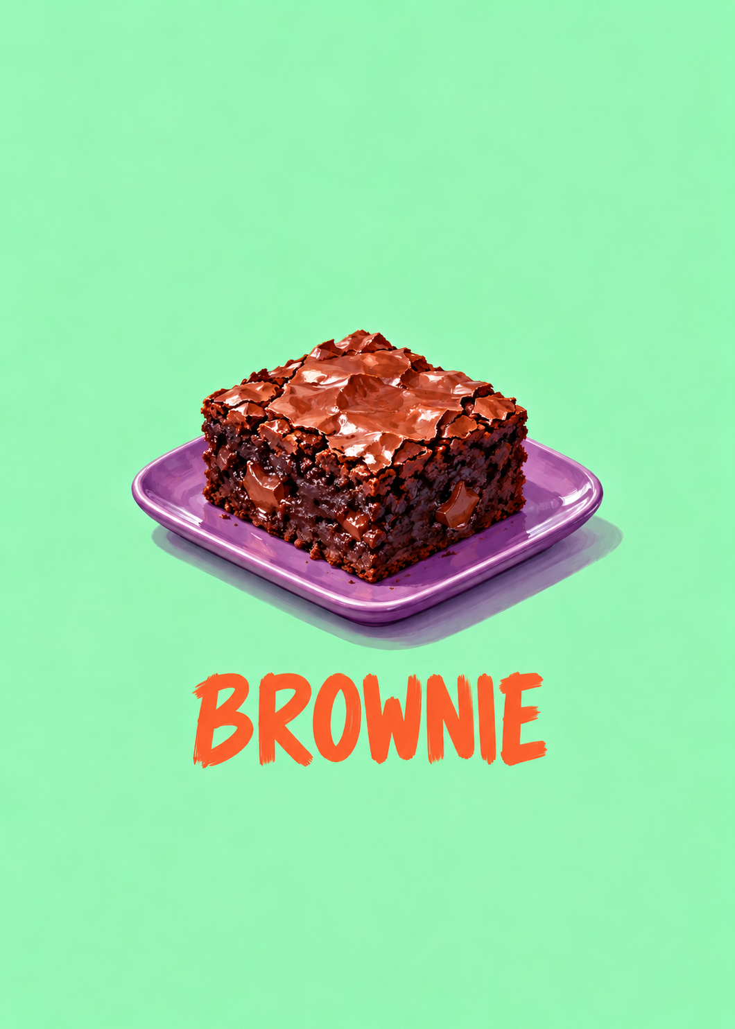 Brownie Küchenkunstdruck – Originalmotiv