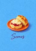 Scones Küchenkunstdruck – Originalmotiv