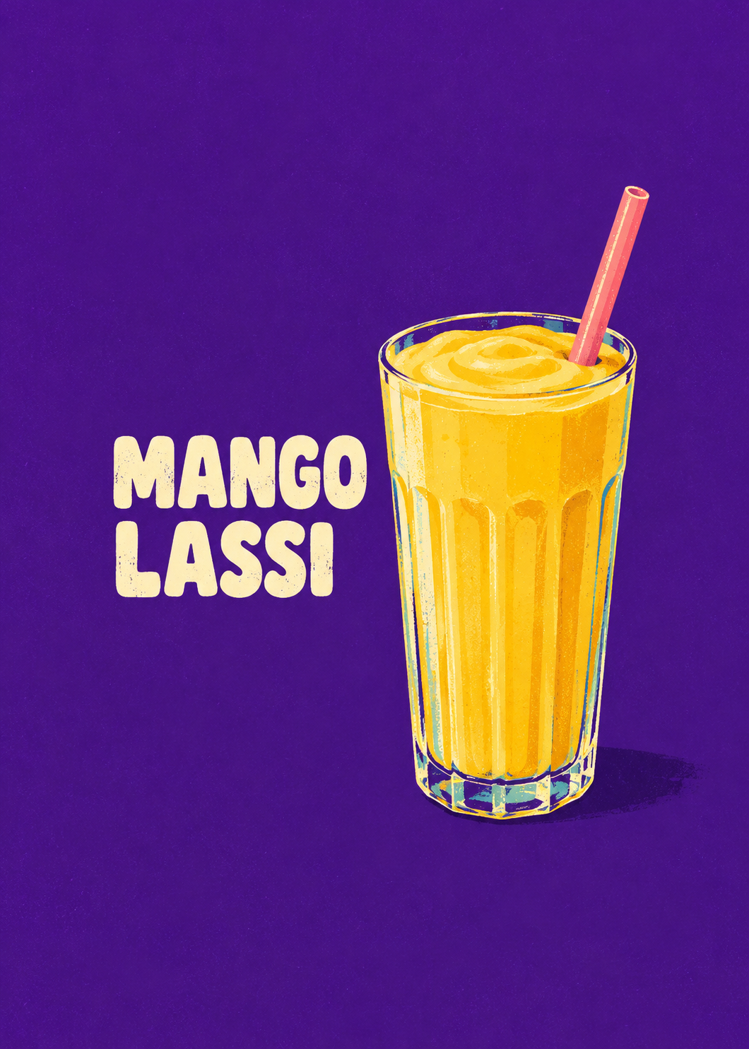 Mango-Lassi Küchenkunstdruck – Originalmotiv