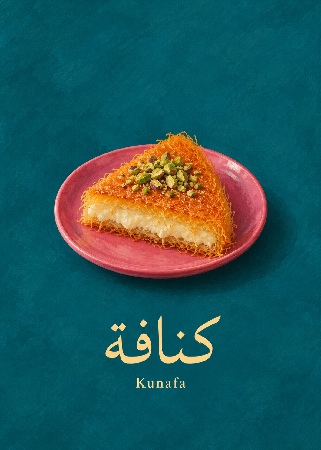 Kunafa Küchenkunstdruck – Originalmotiv