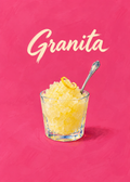 Zitronengranita Küchenkunstdruck – Originalmotiv