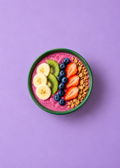 Beeren-Smoothie-Bowl Küchenkunstdruck – Originalmotiv