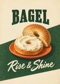 Bagel Küchenkunstdruck – Originalmotiv