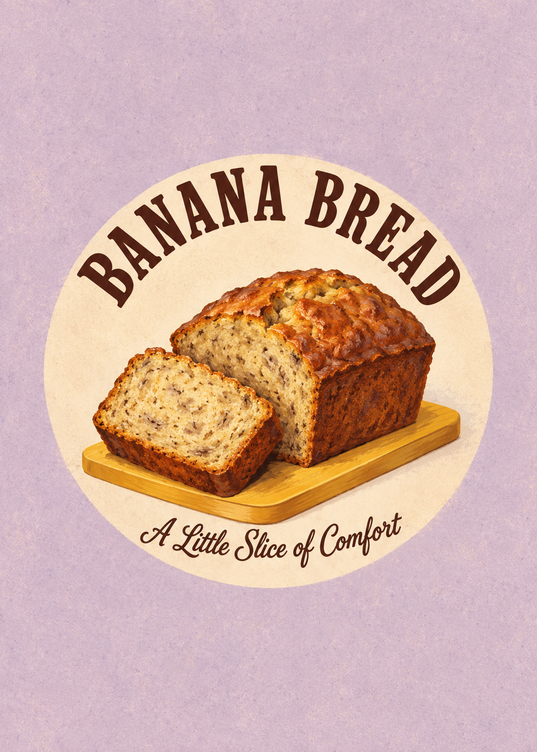 Bananenbrot Küchenkunstdruck – Originalmotiv