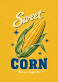 Sweet Corn Küchenkunstdruck – Originalmotiv