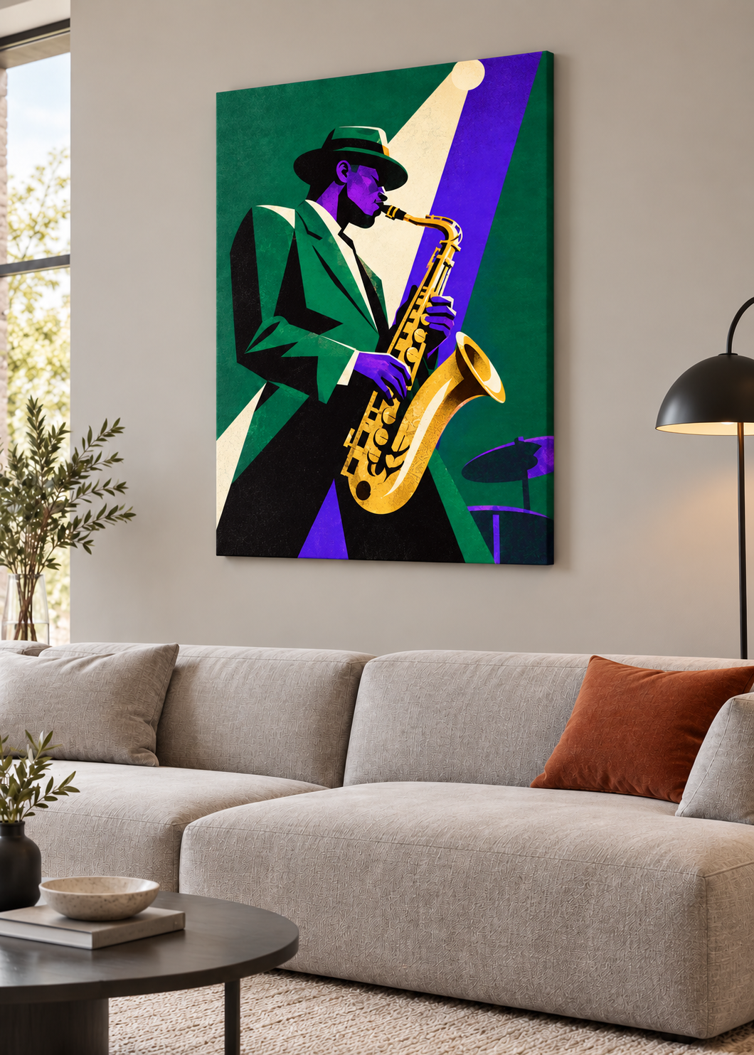 Jazznacht – Leinwand ohne Rahmen