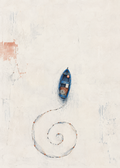 Das blaue Boot – Spanien Kunstmotiv