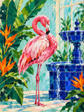 Flamingo Kunstdruckmotiv