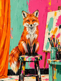 Fuchs Kunstdruckmotiv